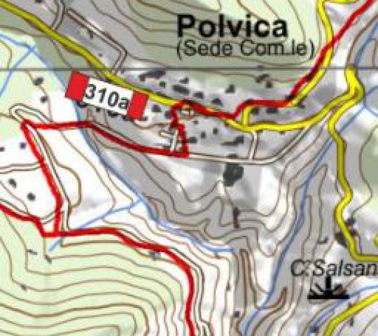 Sentiero CAI 310a Sentiero CAI 310a